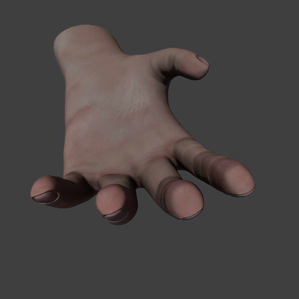 Hands (Textured + Simple Rig) preview image 3